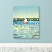 Mengsels voor wandkunst van Media Canvas Afdruk (Insitu (Houten vloer))