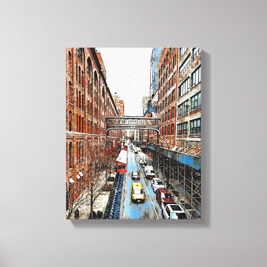 Mengsels voor wandkunst van Media Canvas Afdruk (Voorkant)