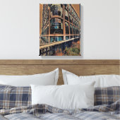 Mengsels voor wandkunst van Media Canvas Afdruk (Insitu (Slaapkamer))