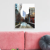 Mengsels voor wandkunst van Media Canvas Afdruk (Insitu (Woonkamer))