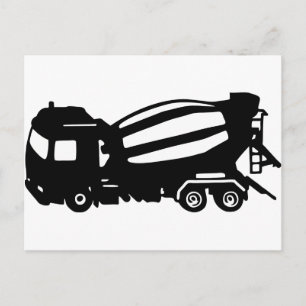 mengwagen briefkaart