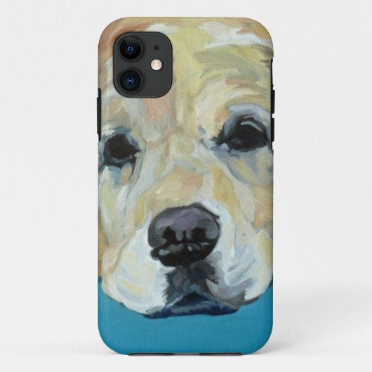 Menhaden le coque iphone de golden retriever (Dos)