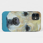 Menhaden le coque iphone de golden retriever (Dos (Horizontal))