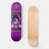 Menhera Purple Skateboard (Voorkant)