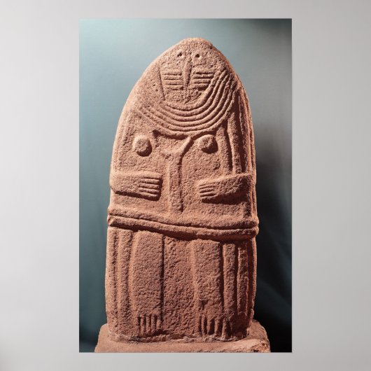 Menhir-standbeeld nr. 4 van Saint-Sernins-sur-Ranc Poster (Voorkant)