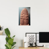 Menhir-standbeeld nr. 4 van Saint-Sernins-sur-Ranc Poster (Thuiskantoor)