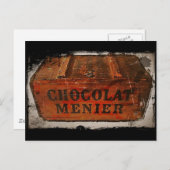  menier Chocolate Crate Briefkaart (Voorkant / Achterkant)