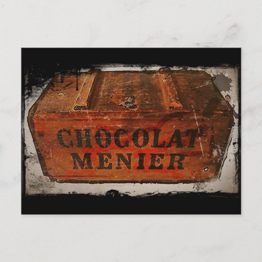  menier Chocolate Crate Briefkaart (Voorkant)