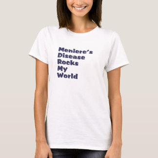 meniere ' s ziekte doet mijn wereld in beroering k t-shirt