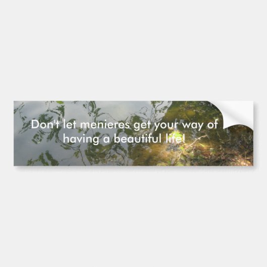 menieres bumpersticker (Voorkant)