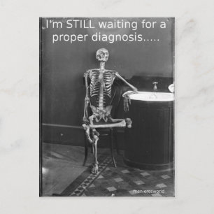 Menieres skeleton briefkaart