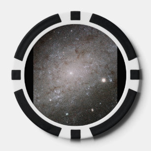 Menigte sterren in spiraalstelsel NGC 300 Pokerchips