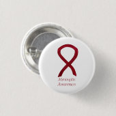 Meningitis Awareness Ribbon Custom Art Pins Ronde Button 3,2 Cm (Voorkant /achterkant)