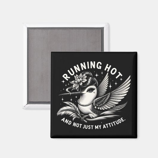 Ménopause amusante Aimant Flash (Recto/Verso)