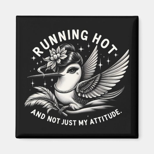 Ménopause amusante Aimant Flash (Devant)