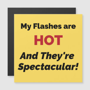 Menopause amusante carte magnétique Flash Hot