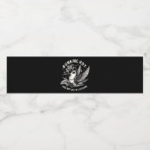 Ménopause amusante Étiquette de bouteille d'eau ch (Étiquettes simples)