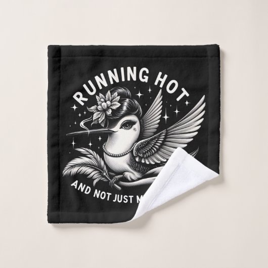 Ménopause amusante Vêtements Flash Hot (Gant de toilette)