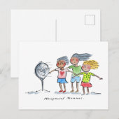 Menopauzale mamma's briefkaart (Voorkant / Achterkant)