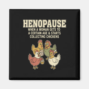 Menopauze Als Een Vrouw Een Bepaalde Leeftijd Bere Magneet