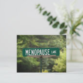 menopauze Lane Briefkaart (Staand voorkant)
