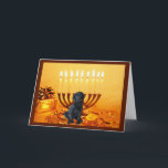 Menorah Carte Chanukah Retriever Labrador<br><div class="desc">Se souvenir de sa famille et de ses amis pendant la saison de Chanukah est un merveilleux moyen de rester en contact avec les gens qui vous aiment et qui vous tiennent à coeur. J'ai créé ces cartes de chien Chanukah avec amour et attention et je suis sûr que quiconque...</div>