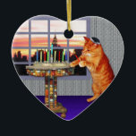 menorah cat.jpg<br><div class="desc">Pas simplement pour Chanukah plus - ce joli gingembre allume les bougies parce qu'un grand miracle s'est produit ici !</div>
