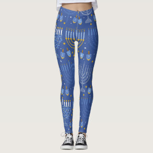 Menorah en Dreidel Leggings