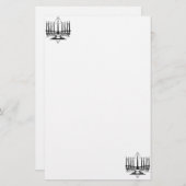 Menorah en Ster Briefpapier (Voorkant / Achterkant)