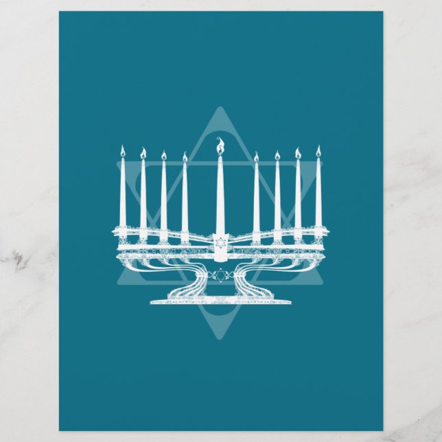 Menorah en ster IV (Voorkant)
