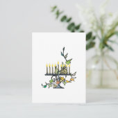 Menorah Feestdagenkaart (Staand voorkant)