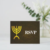 Menorah Flame Bar/Bat mitzvah RSVP (Debout devant)