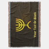 Menorah Flame Deken (Voorkant Verticaal)