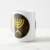 Menorah Flame Koffiemok (Voorkant links)