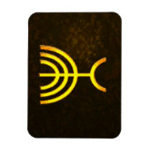 Menorah Flame Magneet (Verticaal)