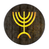 Menorah Flame Snijplank (Voorkant)