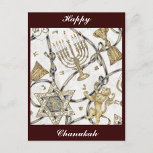 Menorah Hannukah Briefkaart