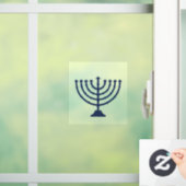 Menorah Hannukah Raamsticker (Huis)