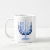 Ménorah Hanoukka Mug moderne (Gauche)