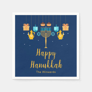 Menorah Hanukka Feest Servet