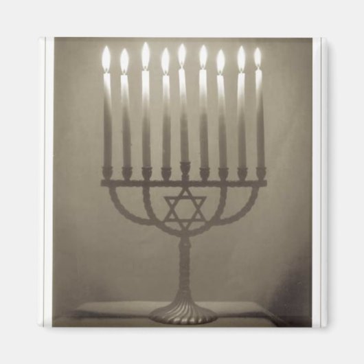Menorah magneet (Voorkant)