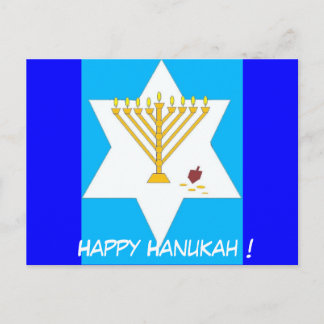 Menorah Post Card Briefkaart