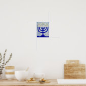 Menorah Poster, 8 x 10 inch Poster (Keuken)