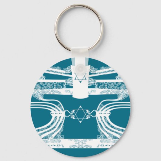 Menorah Sleutelhanger (Voorkant)