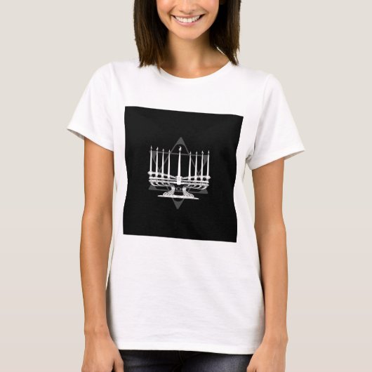Menorah T-shirt (Voorkant)