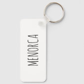 Menorca Eiland Sleutelhanger (Achterkant)