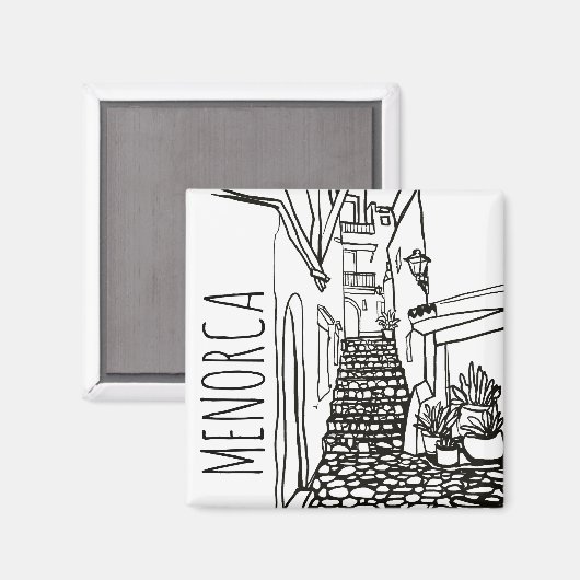 Menorca Magneet (Voorkant / Achterkant)