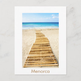 Menorca Santo Tomas Beach Briefkaart