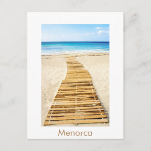 Menorca Santo Tomas Beach Carte postale