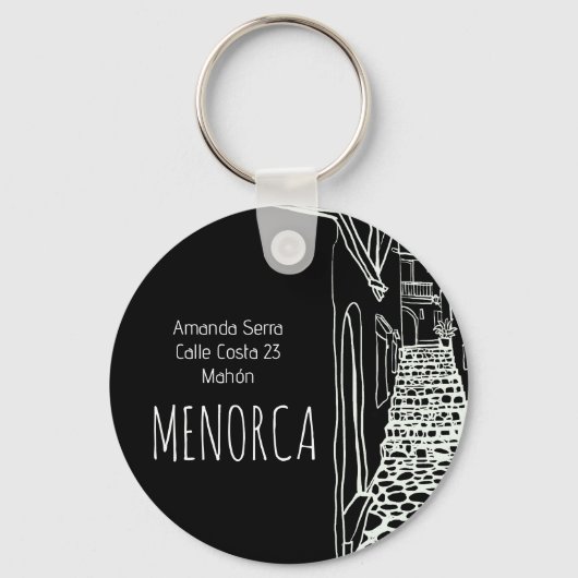 Menorca Sleutelhanger (Achterkant)